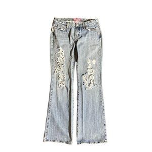American Republic 1507 Vintage Distressed Destroyed Jeans Women's Size 30